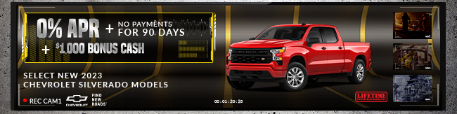 special apr offer on 2023 Chevrolet Silverado