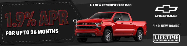 special apr offer on 2023 Chevrolet Silverado