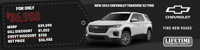 2023 Chevy Traverse FWD LT Cloth