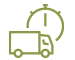 A truck and a clock
