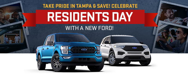 Take Pride In Tampa & Save! Celebrate Residents Day With A New Ford!