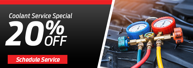 20% off Coolant Service Special 
