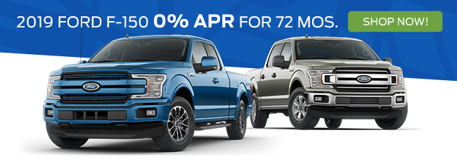2019 Ford F-150 0% APR For 72 Months