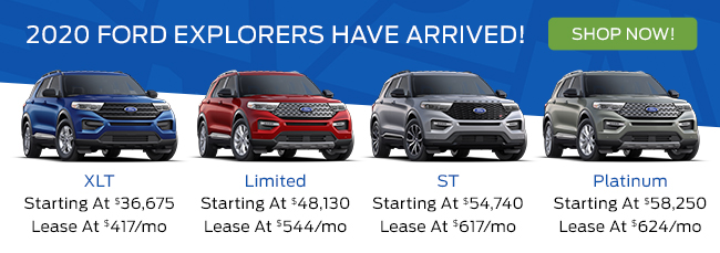 2020 Ford Explorers Have Arrived!