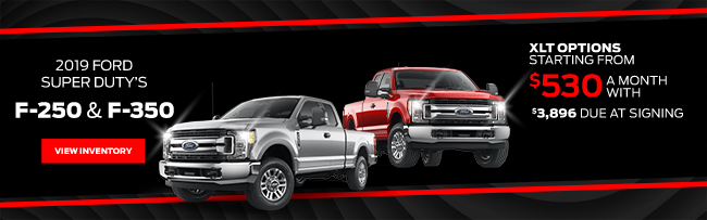 2019 Ford Super Duty F-250 And F-350