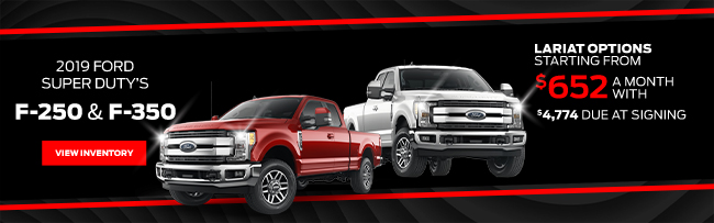 2019 Ford Super Duty F-250 and F-350