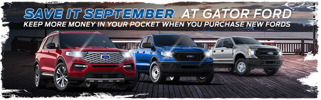 Save It September At Gator Ford