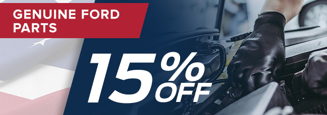 15% Off Genuine Ford Parts