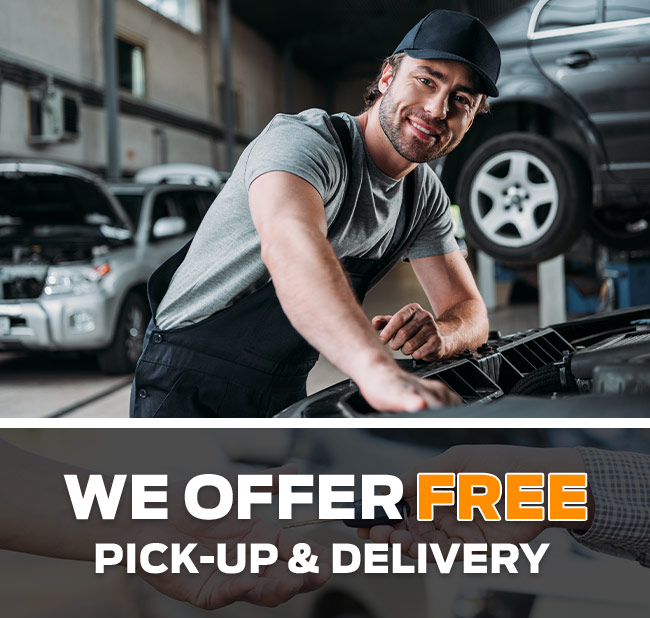 Free pickup and delivery