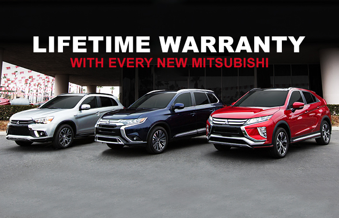 Lifetime Warranty With Every New Mitsubishi
