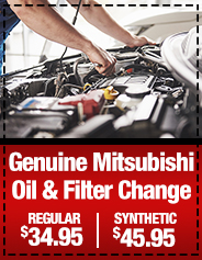 Genuine Mitsubishi Oil & Filter Change