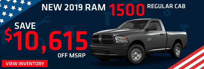 New 2019 RAM 1500 Regular Cab 