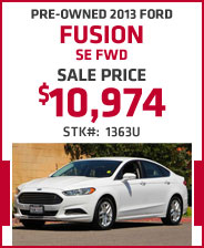 Pre-Owned 2013 Ford Fusion SE FWD 