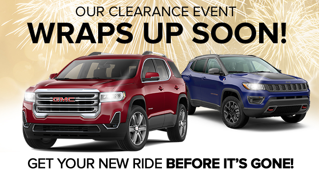 Our Clearance Event Wraps Up Soon!