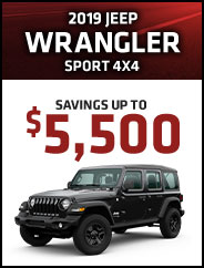 14.	2019 Jeep Wrangler Sport 4x4