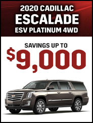 2020 Cadillac Escalade ESV Platinum 4wd