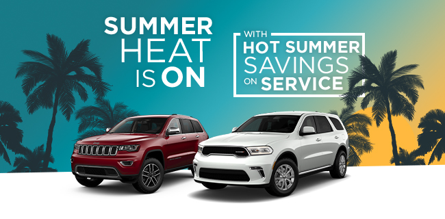 Summer heat is on with hot summer savings on service
