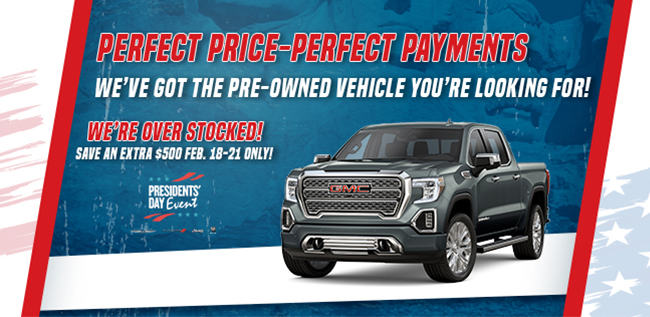 presidents day sales event at Gill Madera Group