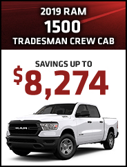 2019 RAM 1500 TRADESMAN CREW CAB