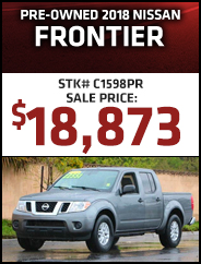 PRE-OWNED 2018 NISSAN FRONTIER