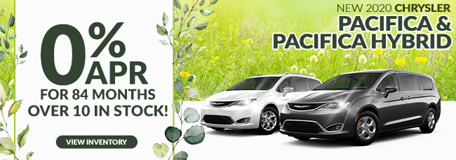 0% APR for 84 months on New 2020 Chrysler Pacifica & Pacifica Hybrid