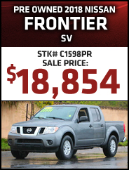 Pre Owned 2018 Nissan Frontier SV  