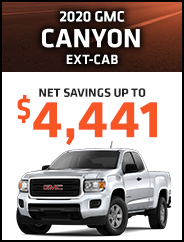 2020 GMC  Canyon Ext-cab