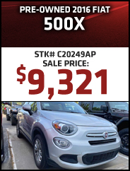 Pre-Owned 2016 Fiat 500X 