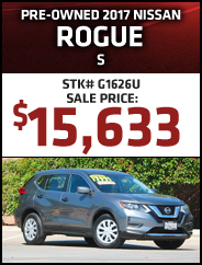Pre-Owned 2017 Nissan Rogue S 