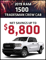 2019 RAM 1500 TRADESMAN CREW CAB