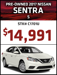 Pre-Owned 2017 Nissan Sentra
