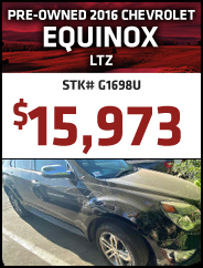 Pre-Owned 2016 Chevrolet Equinox LTZ 