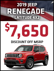 2019 Jeep Renegade Latitude 4x2