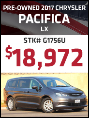 Pre-Owned 2017 Chrysler Pacifica LX