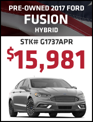 Pre-Owned 2017 Ford Fusion Hybrid
