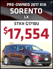 Pre-Owned 2017 Kia Sorento LX