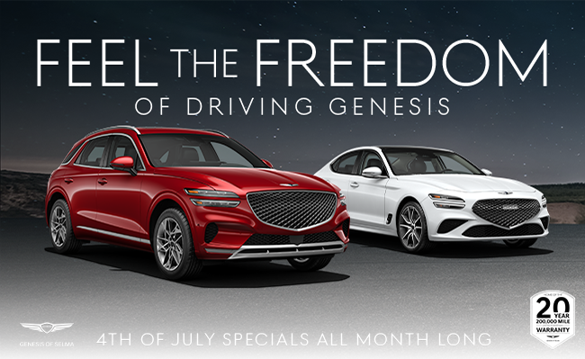 Feel the freedom of driving Genesis