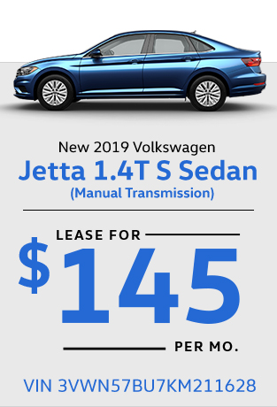 New 2019 Jetta 1.4T S Sedan