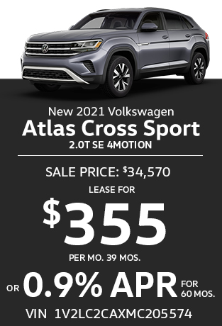 New 2021 VW Atlas Cross Sport