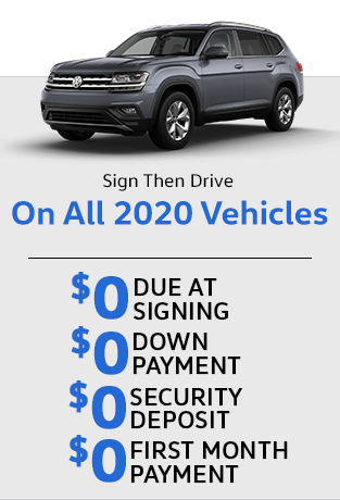 Sign Then Drive on All 2020 Vehicles