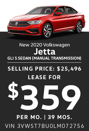 New 2020 Jetta GLI S Sedan