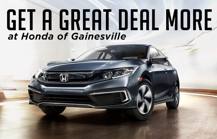 Get A Great Deal More At Honda of Gainesville