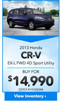 2013 Honda CR-V EX-L FWD 4D Sport Utility