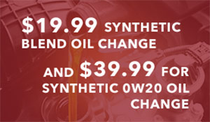 Synthetic oil change