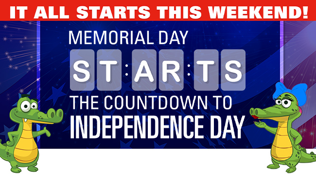 Memorial Day Marks The Beginning Of Your Savings!