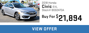 2018 HONDA CIVIC EXL