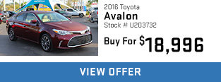 Used 2016 Toyota Avalon