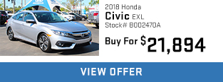 Used 2018 Honda Civic EXL
