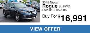 2015 Nissan Rogue SL FWD