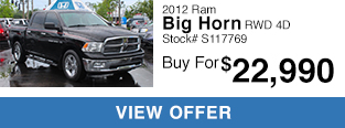 2012 Ram Big Horn RWD 4D
